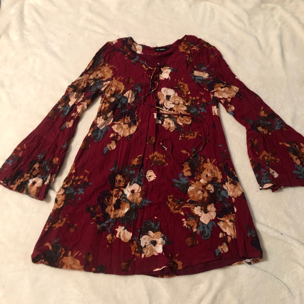 Red Floral Dress